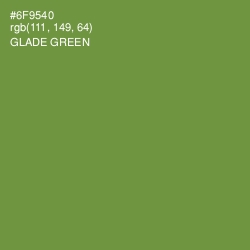 #6F9540 - Glade Green Color Image